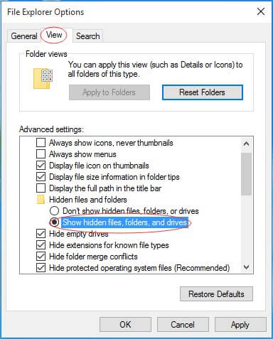 corriger l'erreur de carte SD vierge