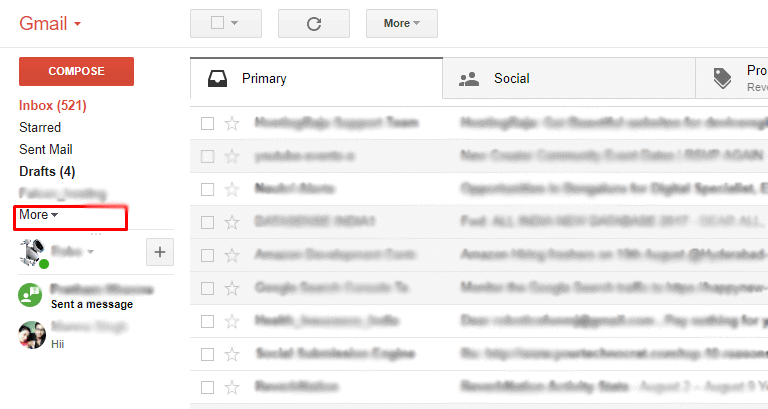 Récupérez les e-mails supprimés définitivement de Gmail