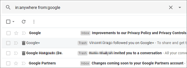 Récupérez les e-mails supprimés définitivement de Gmail