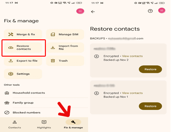 Realme Données Récupération