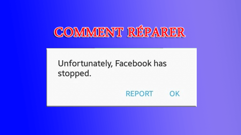 Malheureusement, Facebook s'est arrêté