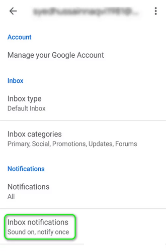  les notifications Gmail ne fonctionnent pas sur Android