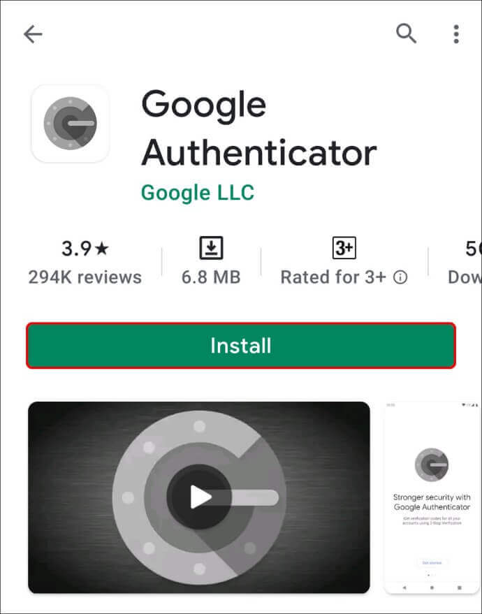 Étapes pour installer Google Authenticator à l'aide du code de vérification en 2 étapes