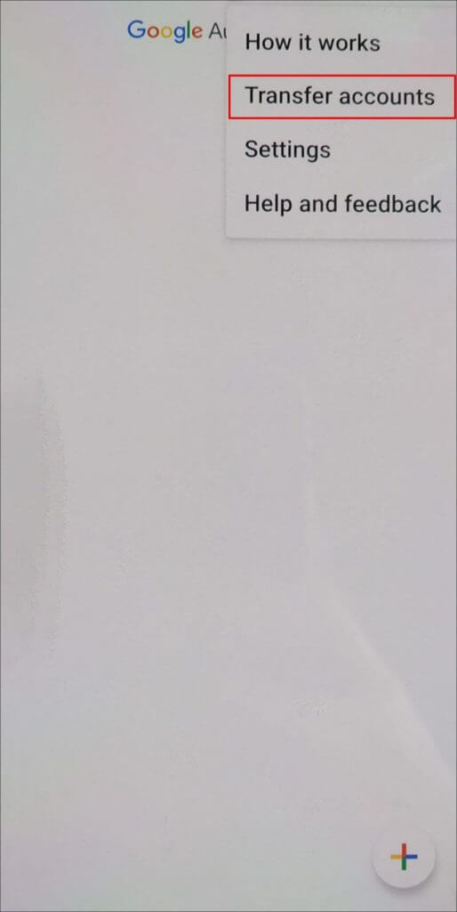 transférer des comptes