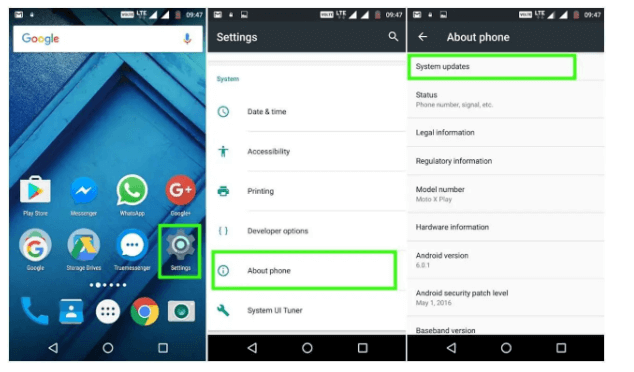 le téléphone android s'éteint