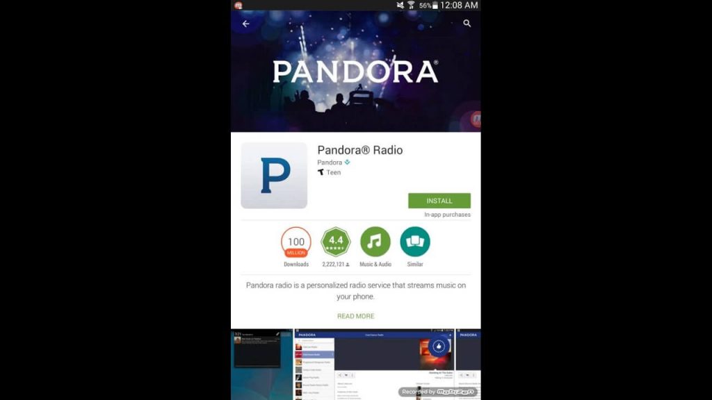 application Pandora