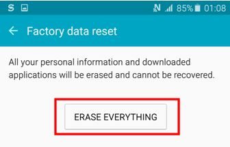 la politique de sécurité empêche l'utilisation de l'appareil photo Android