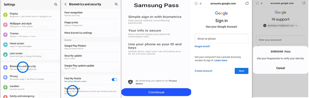 Comment configurer Samsung Pass sur les téléphones Galaxy
