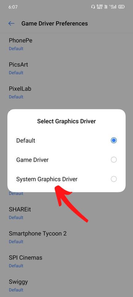 Pilote graphique système.