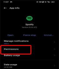 Spotify ne fonctionne pas sur Android Auto