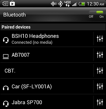 Réparer Android Bluetooth connecté sans média 
