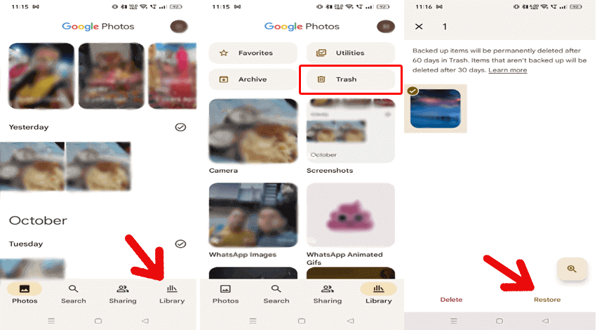 Android Tablette Récupération
