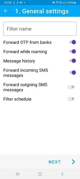 afficher les messages texte de l'enfant sur Android