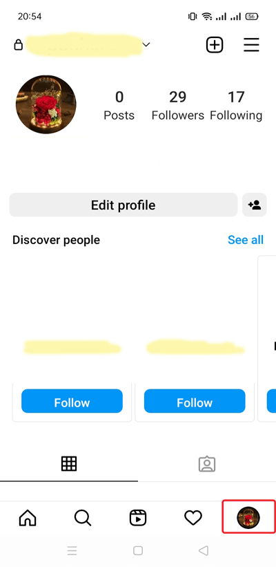 Instagram bobines Android ne pas fonctionnent