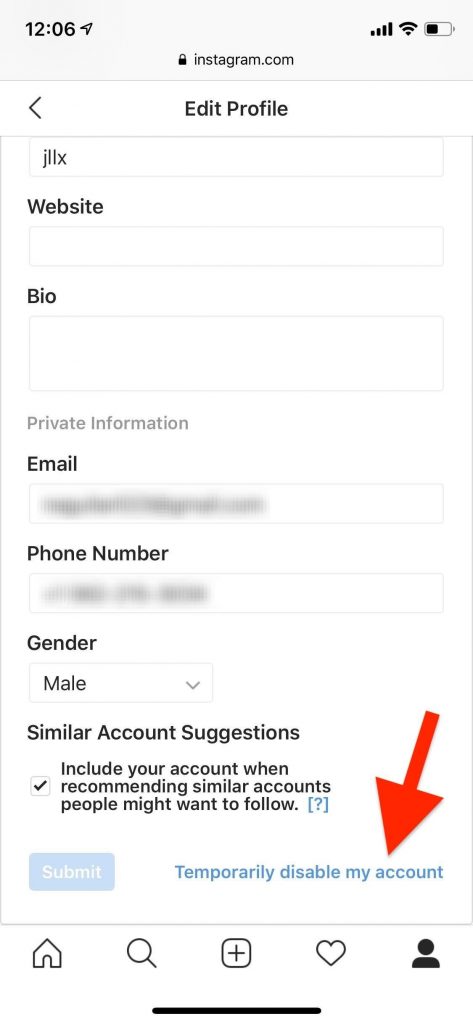 Réparer l'erreur "Checkpoint Required" Instagram
