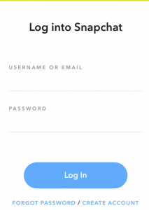 les filtres continuent de se charger dans Snapchat
