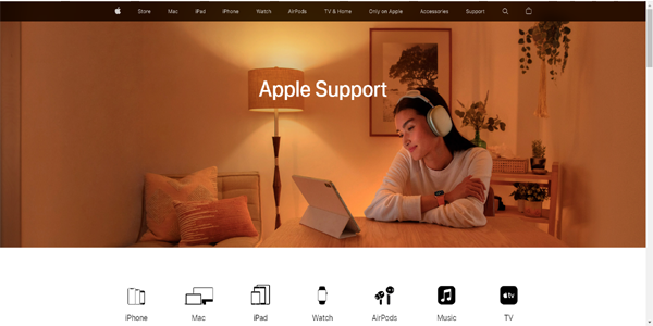 contactez l'assistance Apple