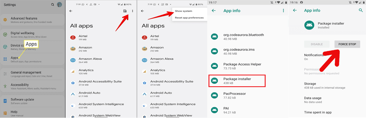 programme d'installation kit a cessé