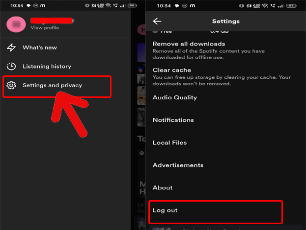 Paramètres et confidentialité