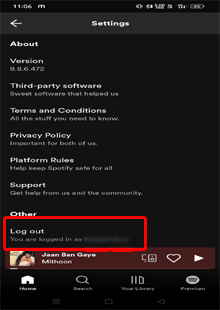 L'application Spotify continue de planter sur Android
