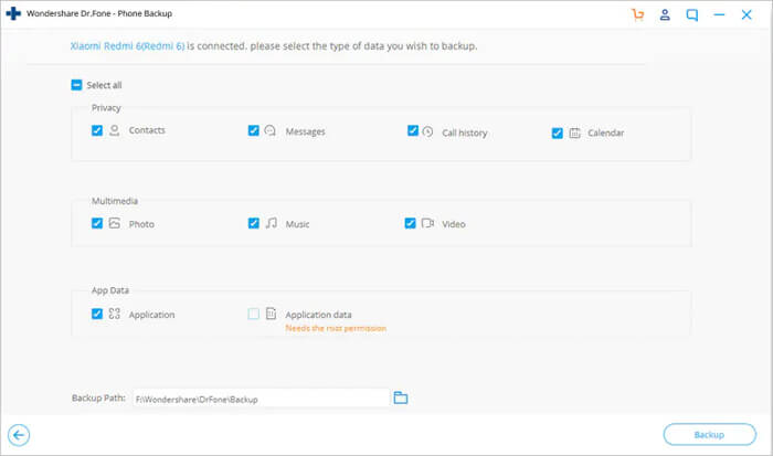 sauvegarder le téléphone Android avant l'enracinement