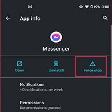 Facebook Messenger ne fonctionne pas sur Android