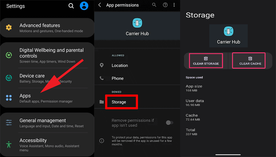 Les demandes du hub d'application sont en cours de traitement