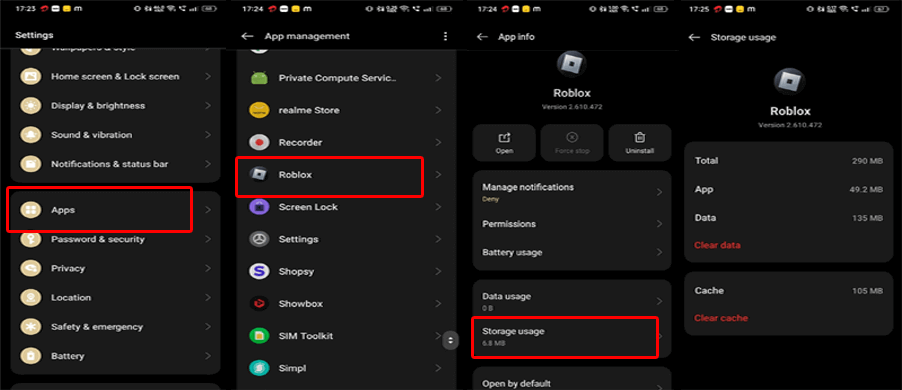 ROBLOX Échec du téléchargement ou de l'application des paramètres critiques