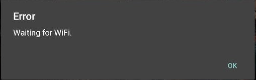 l'erreur Waiting for WIFI dans Mortal Kombat Mobile