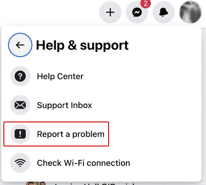 Page Instagram indisponible actuellement