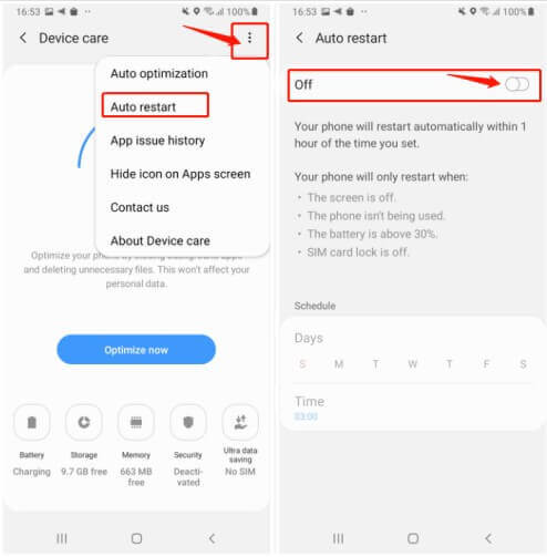 téléphones Android redémarrent-ils sans cesse