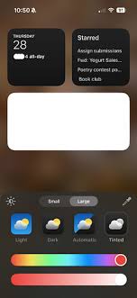 Widgets qui n'apparaissent pas sur Android