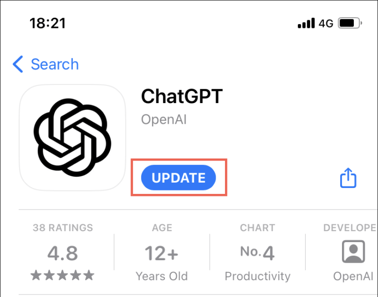 l'erreur ChatGPT Request Is Not Allowed